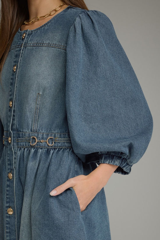 Addicted to You Denim Dress