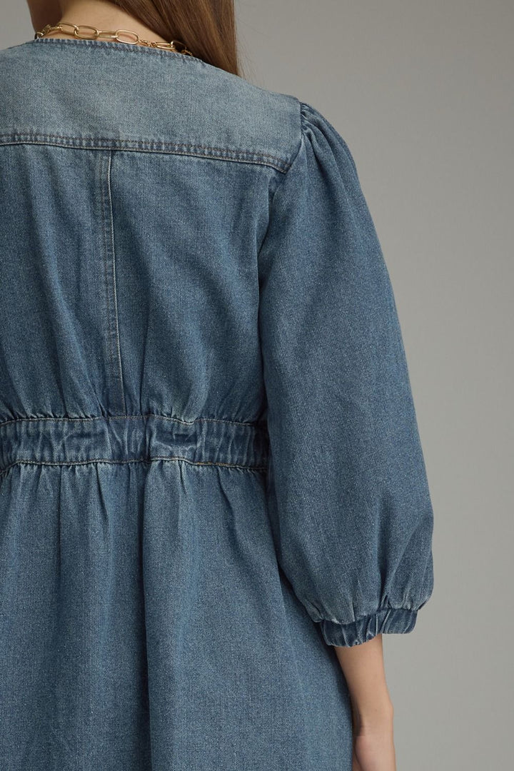 Addicted to You Denim Dress