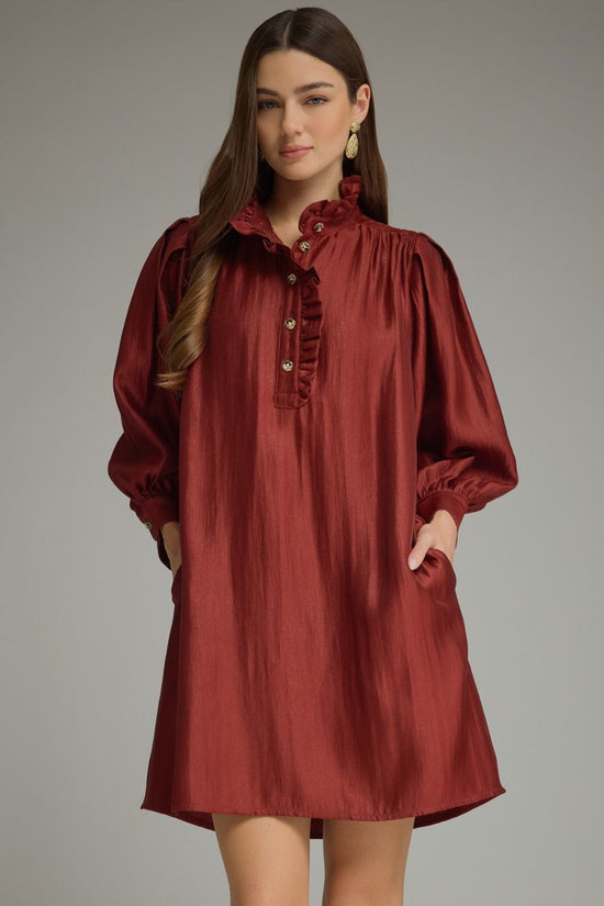 Burgundy Bliss Dress