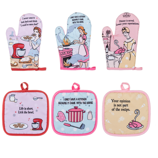 Kitchen Talk Oven Mitt