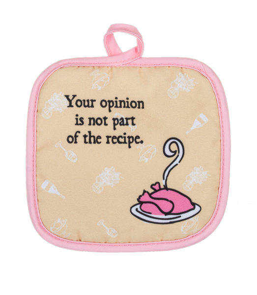 Kitchen Talk Oven Mitt