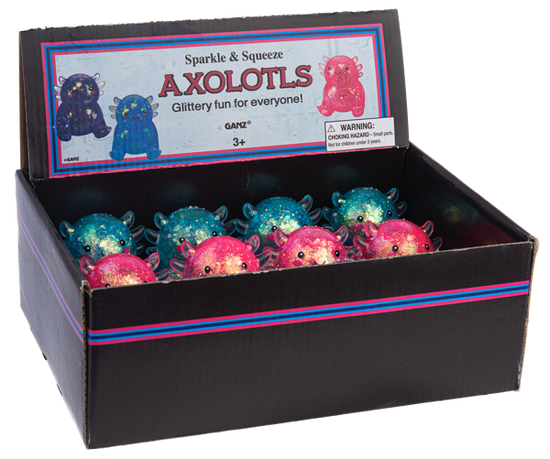 Sparkle and Squeeze Axolotls