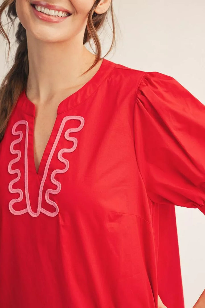 Red Hot Charm Shift Dress *FINAL SALE*