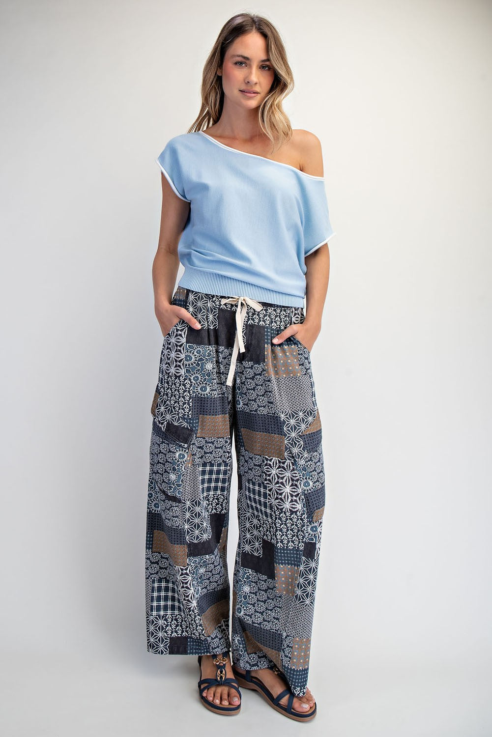 Cocoon Baggy Barrel Leg Cargo Pants