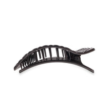 Load image into Gallery viewer, Flat Rectangle Hair Clip | Medium | Jet Black Quilted
