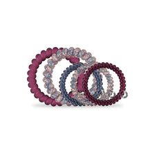 Load image into Gallery viewer, Spiral Hair Coils | Mix Pack | Purple Haze Hair Ties
