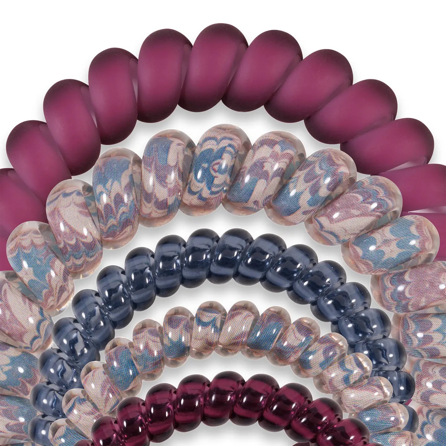 Spiral Hair Coils | Mix Pack | Purple Haze Hair Ties