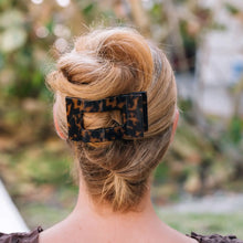 Load image into Gallery viewer, Flat Rectangle Hair Clip | Large | Tortoise

