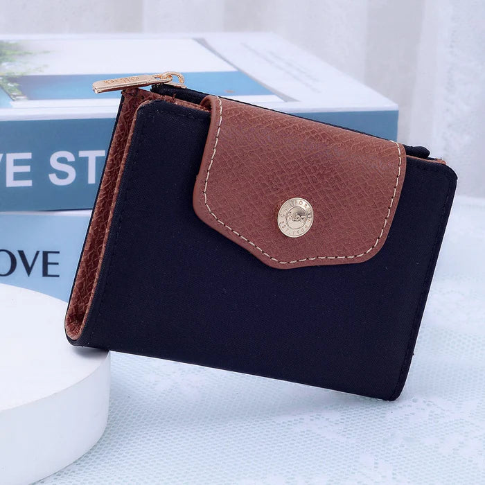 Stephie Nylon Snap Bifold Wallet