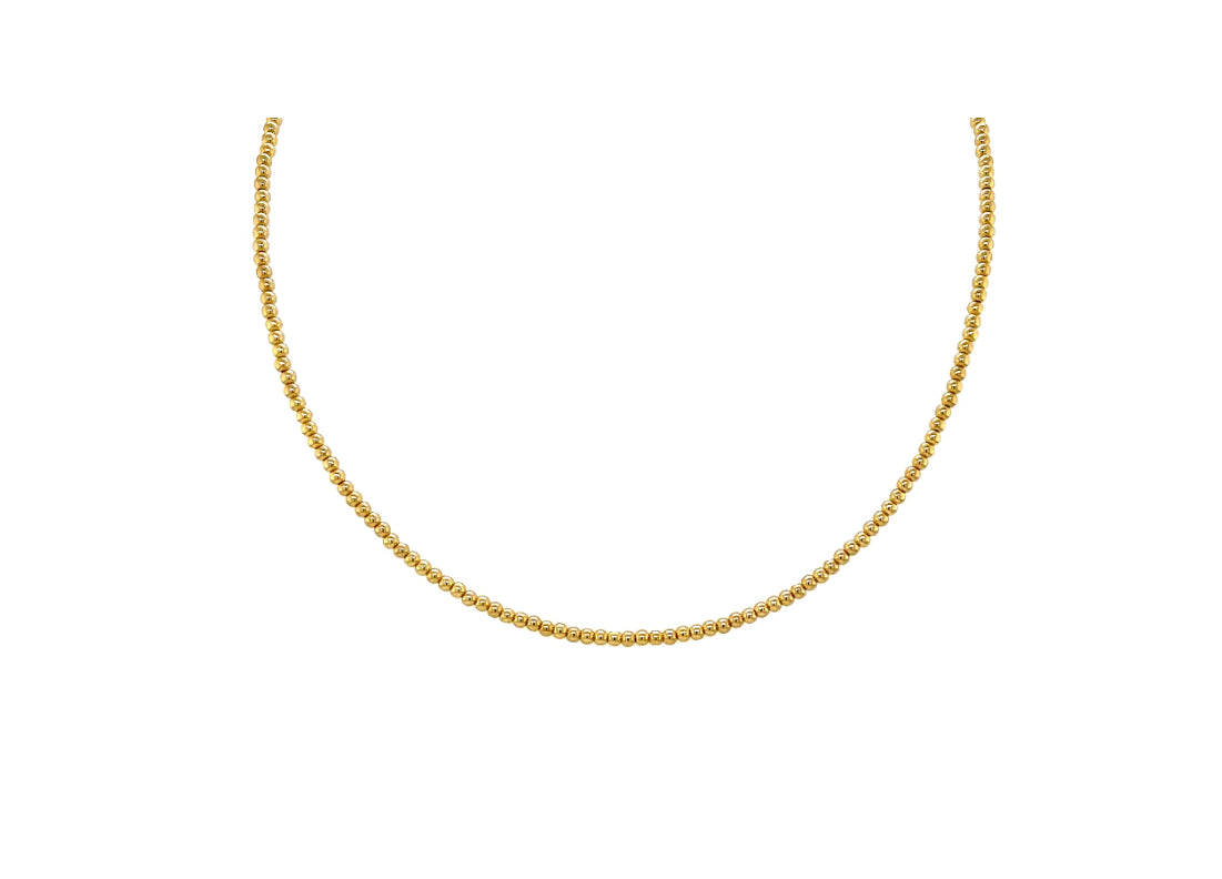 Ball Bead Choker Necklace
