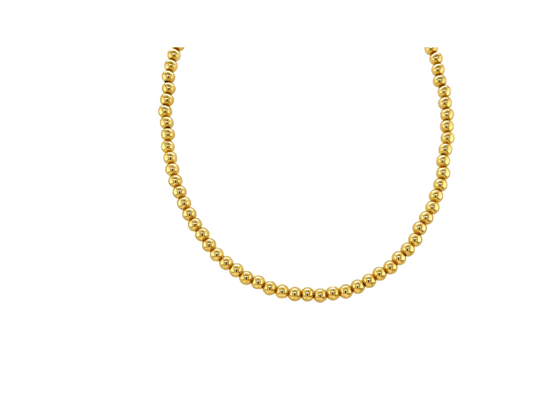 Ball Bead Choker Necklace