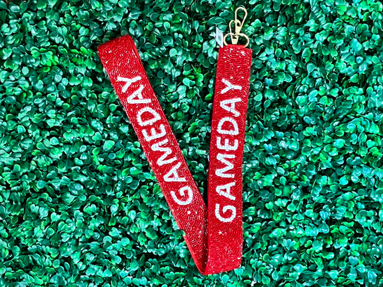 Seed Bead Gameday Guitar Straps