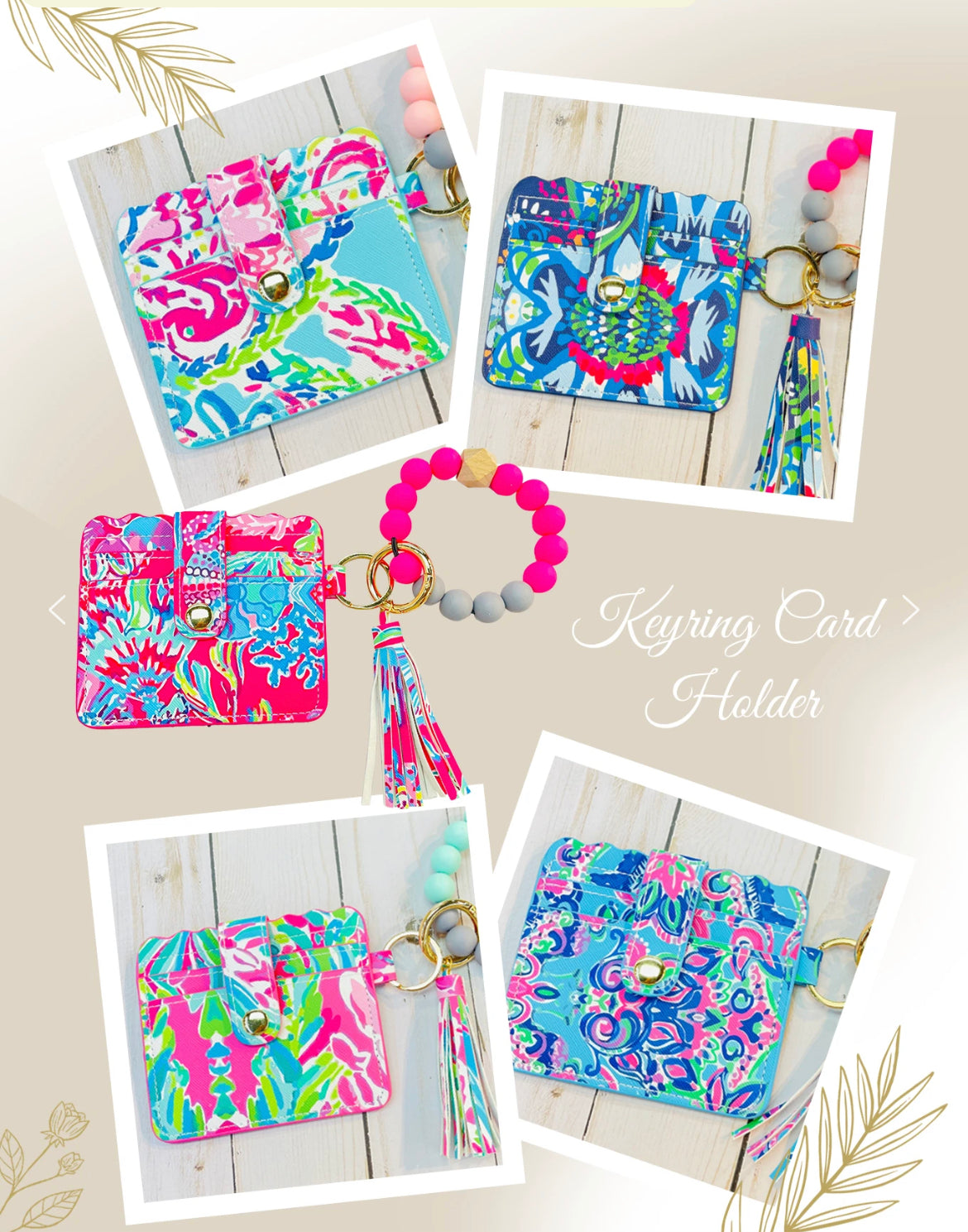 Silicone Keychain & Card Holder