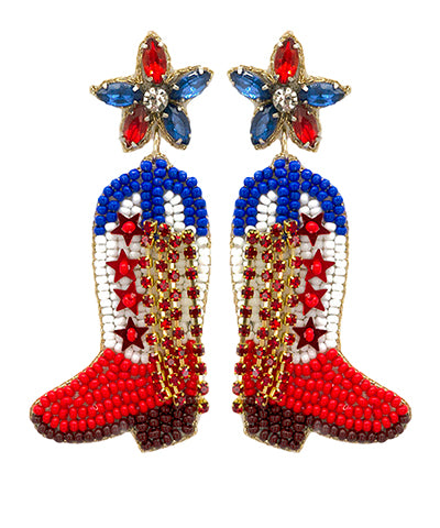 Red/White/Blue Earrings