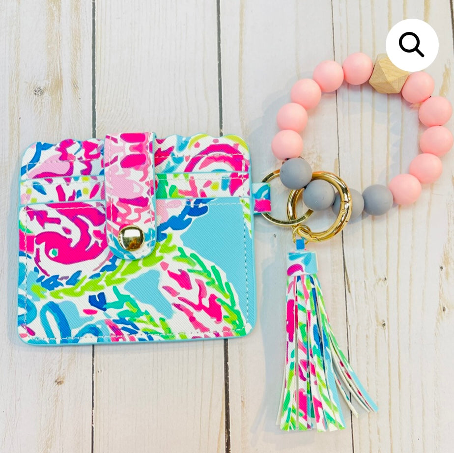 Silicone Keychain & Card Holder