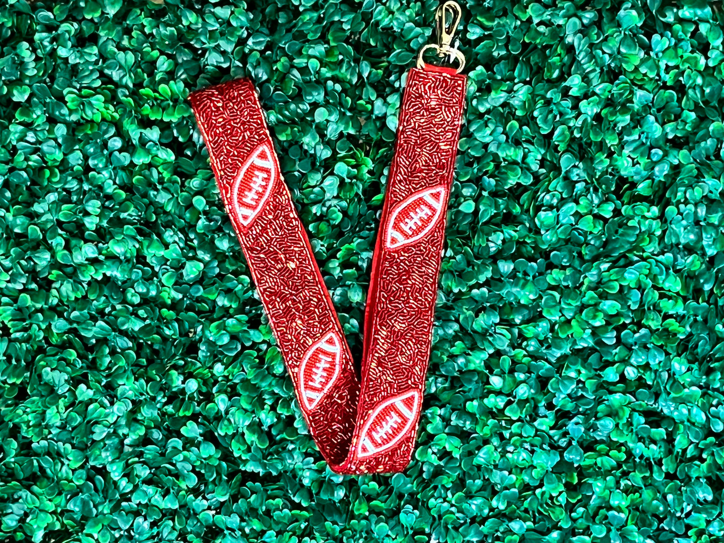 Seed Bead Gameday Guitar Straps