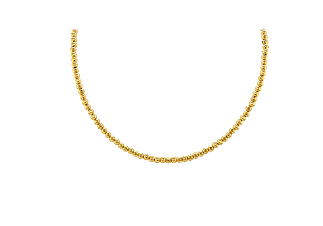 Ball Bead Choker Necklace