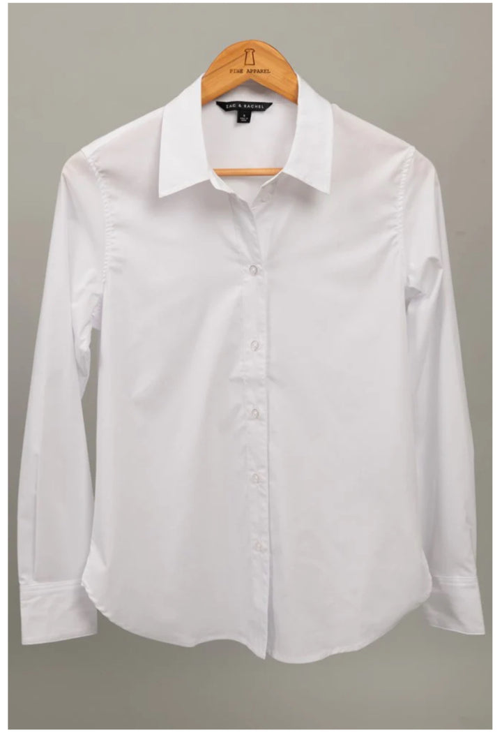 Poplin Button Front