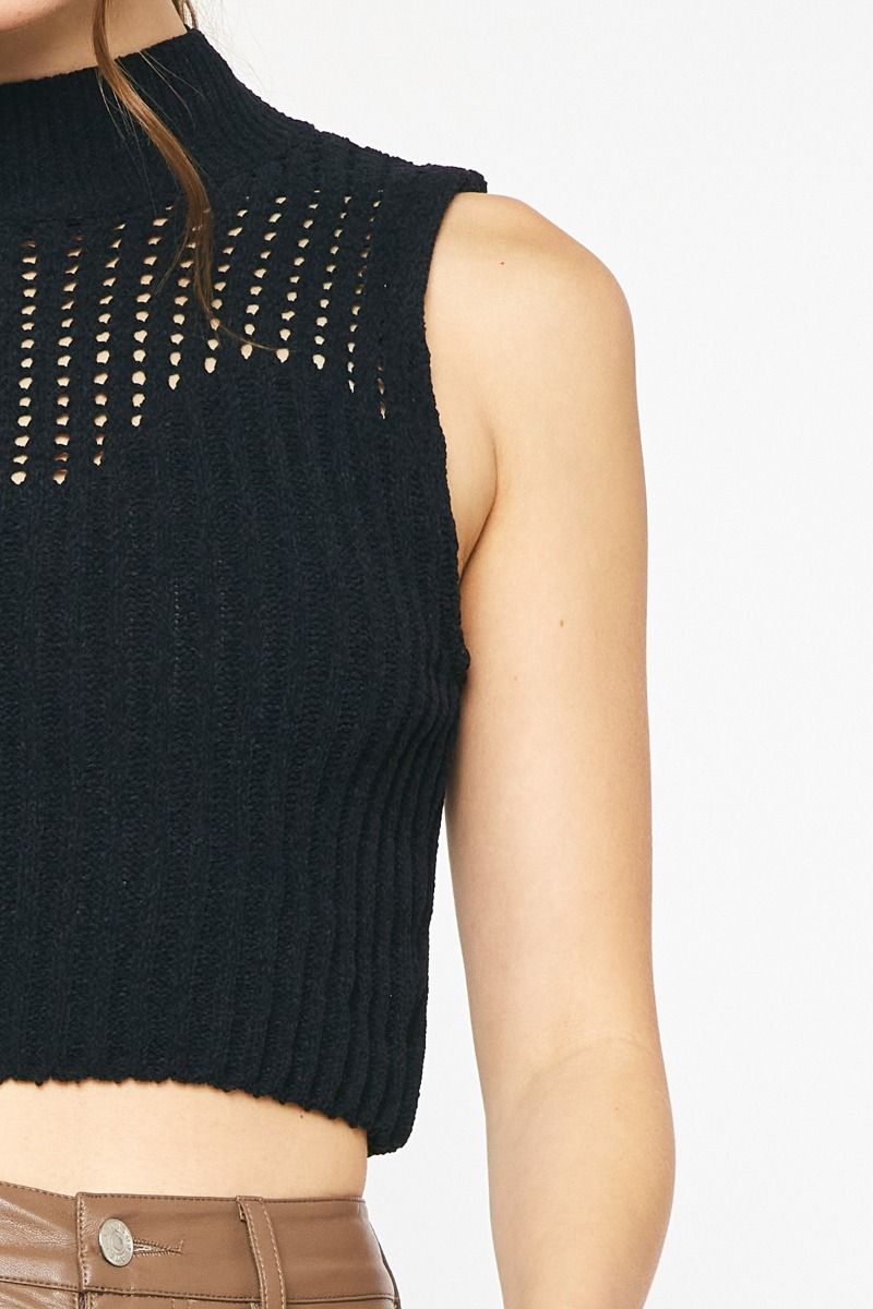 Channel Sleeveless Top