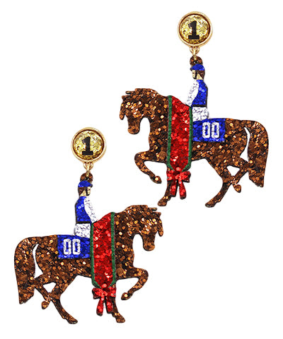 Horse/Derby Earrings