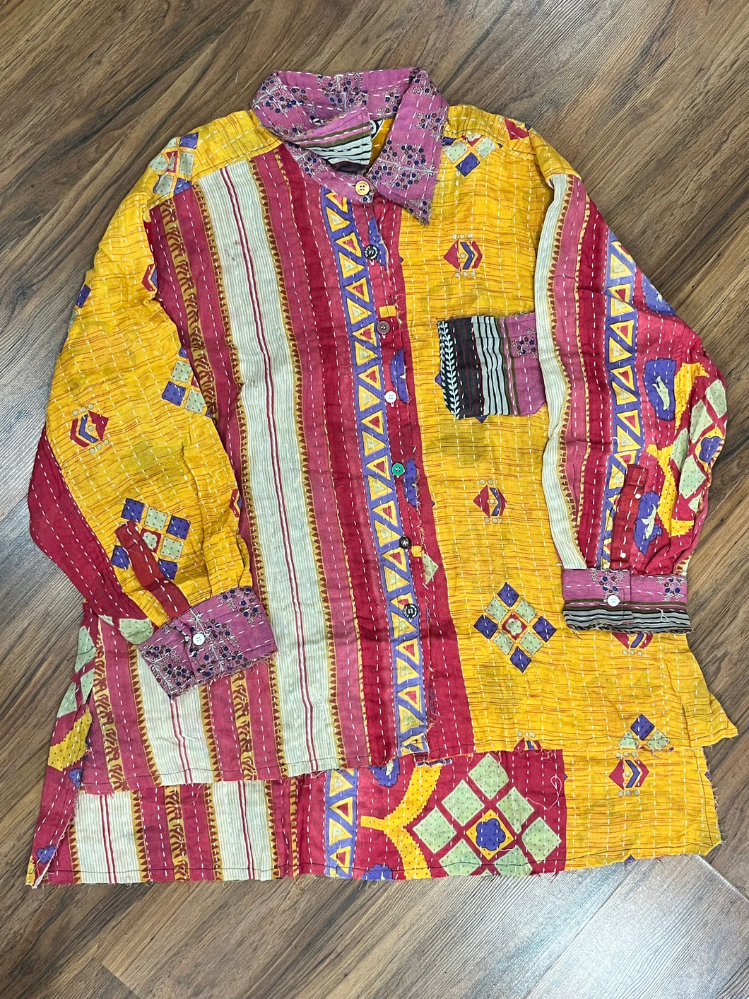 Kantha Sunrise Top