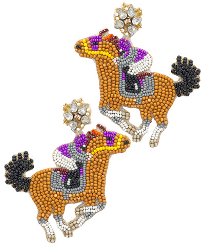 Horse/Derby Earrings