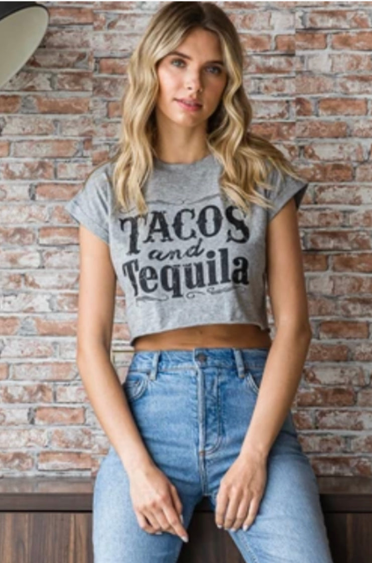 Tacos & Teq Cropped Tee
