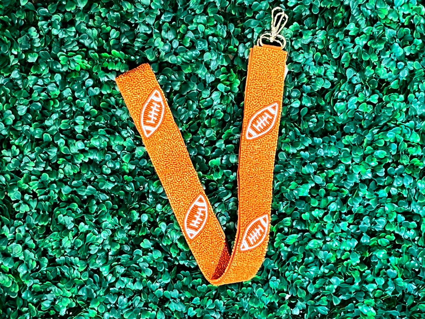 Seed Bead Gameday Guitar Straps