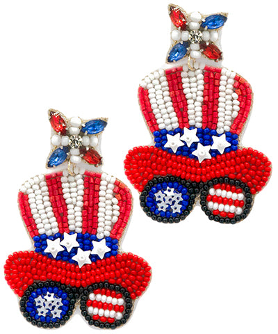 Red/White/Blue Earrings