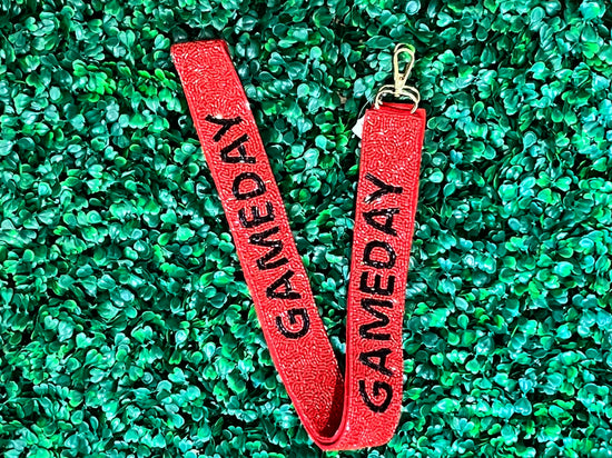 Seed Bead Gameday Guitar Straps