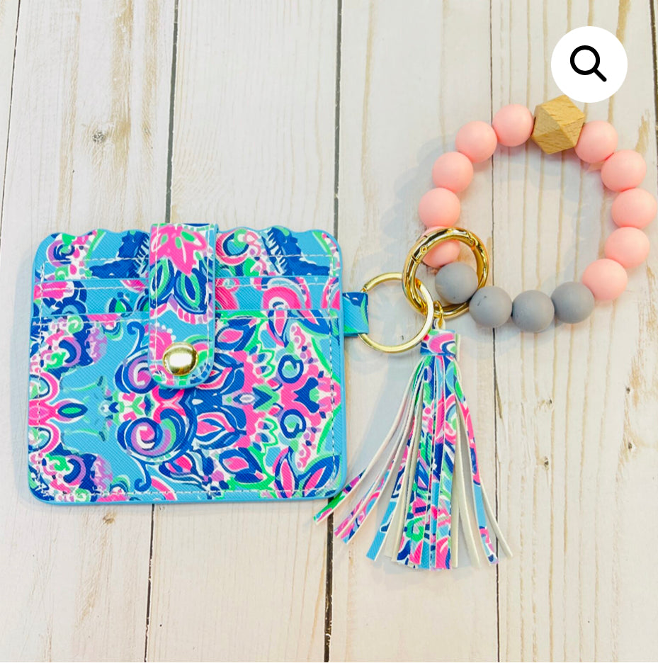 Silicone Keychain & Card Holder