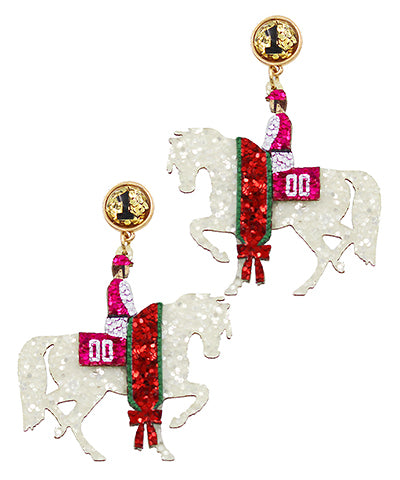 Horse/Derby Earrings