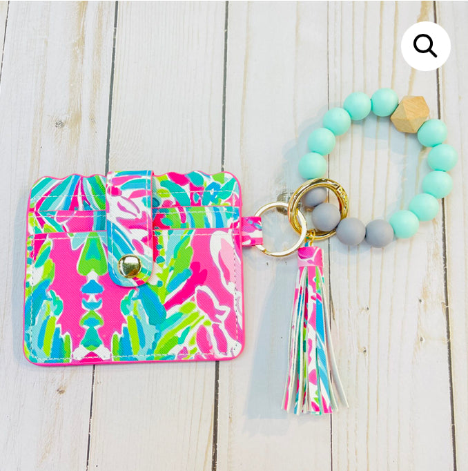 Silicone Keychain & Card Holder