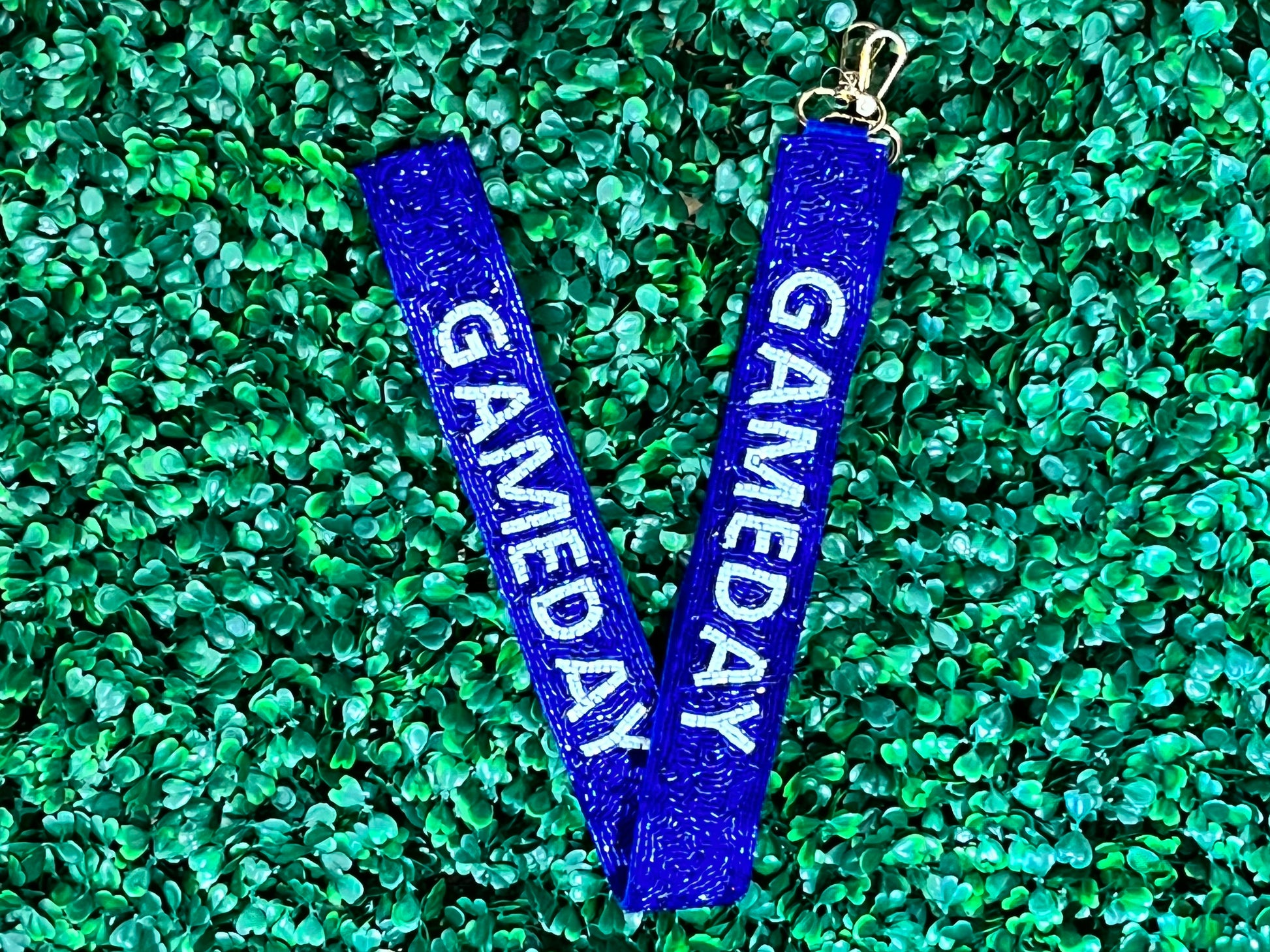 Seed Bead Gameday Guitar Straps