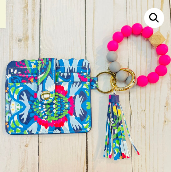Silicone Keychain & Card Holder