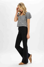 Load image into Gallery viewer, Judy Blue HW Elastic WB Pull On Trouser Flare
