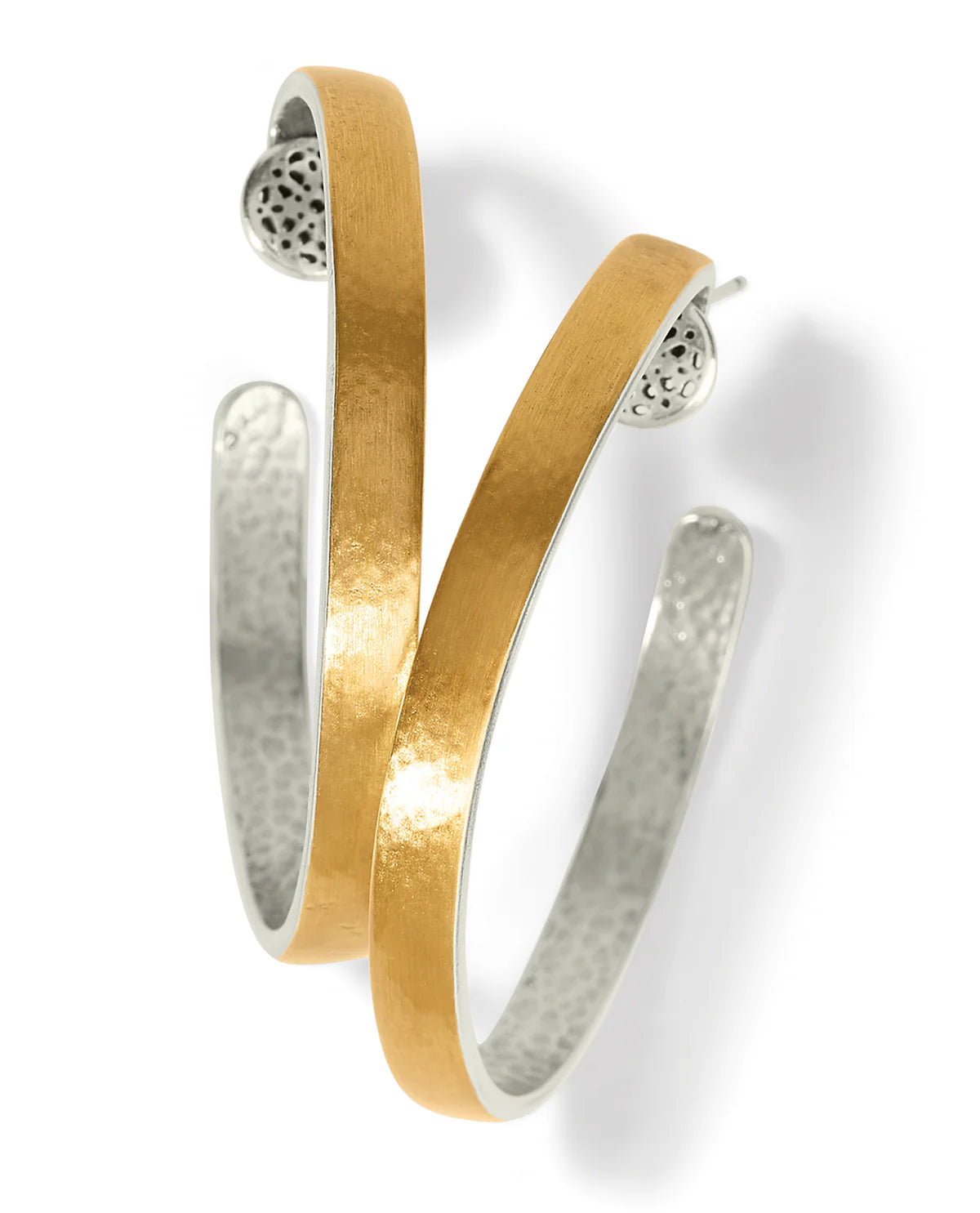 Ferrara Entrata Moon Large Hoop Earrings