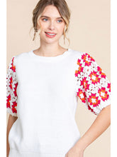 Load image into Gallery viewer, Smile Down On Me Sweater Top
