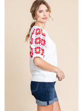 Load image into Gallery viewer, Smile Down On Me Sweater Top
