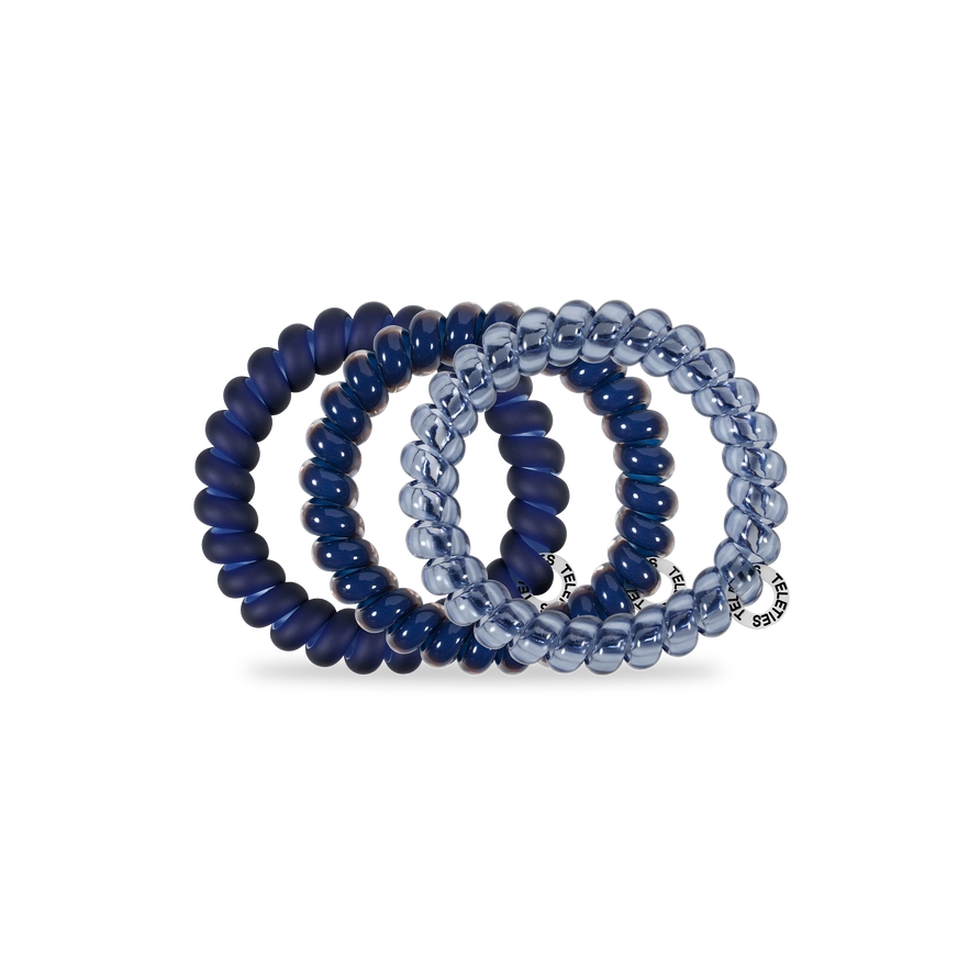 Spiral Hair Coils | Large | Nightfall Navy Hair Ties