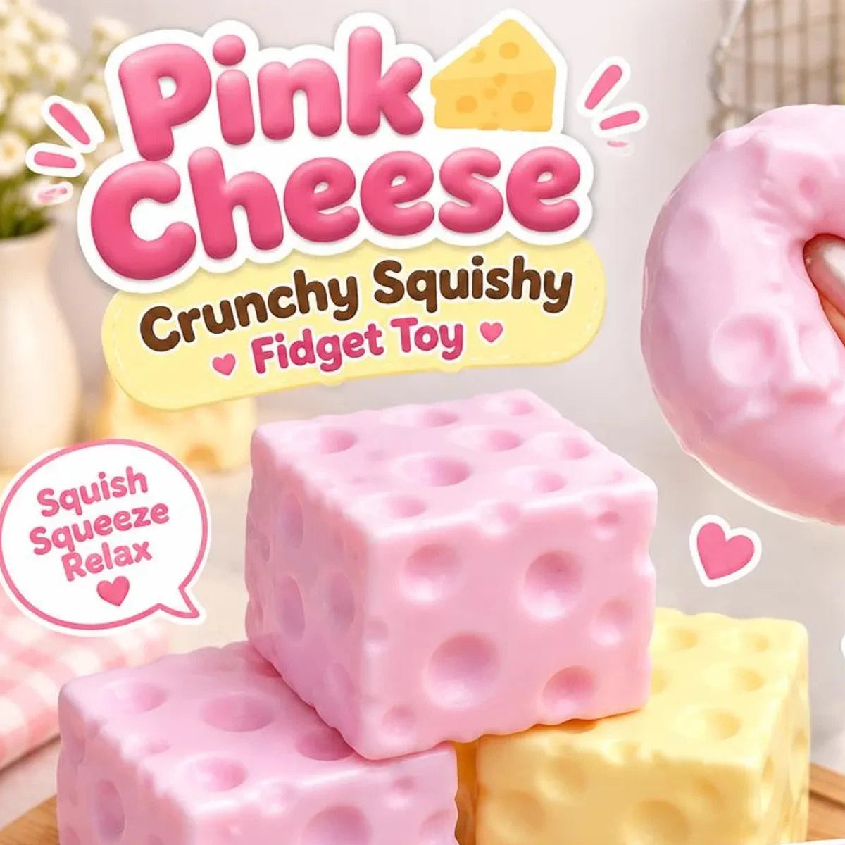 Mini Cheese Crunchy Squishy