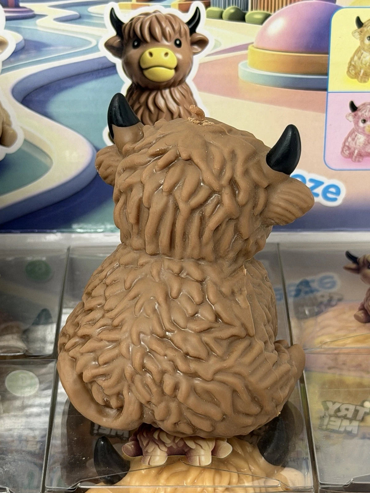 Crunchy Highland Cow Squishy Squeeze Toy
