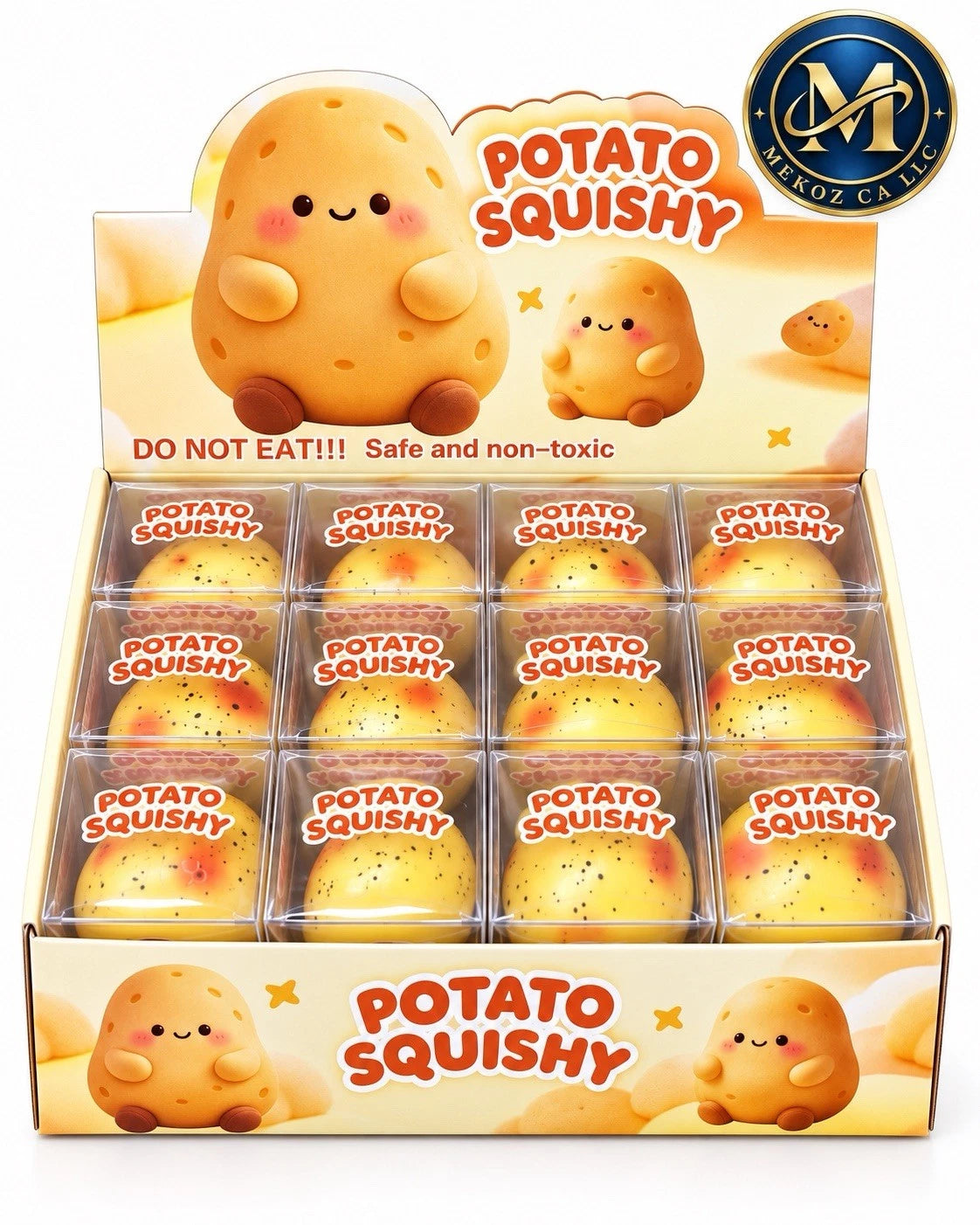 Crunchy Potato Squishy Squeeze Toy