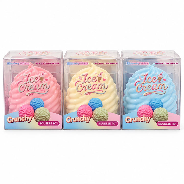 Cream Roll Crunchy Squeeze Toy