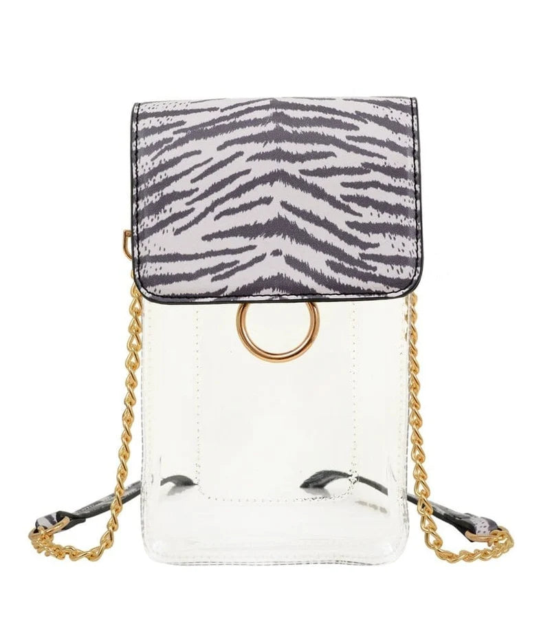 Transparent Clear Cell Phone Holder Crossbody