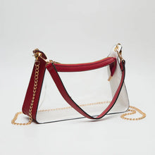 Load image into Gallery viewer, Marilyn Clear Satchel Bag with Chain Strap
