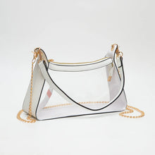Load image into Gallery viewer, Marilyn Clear Satchel Bag with Chain Strap
