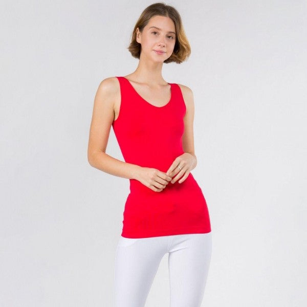 Reversible V-Scoop Neck Tank