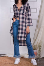 Load image into Gallery viewer, Plaid Button Down Tunic *FINAL SALE*
