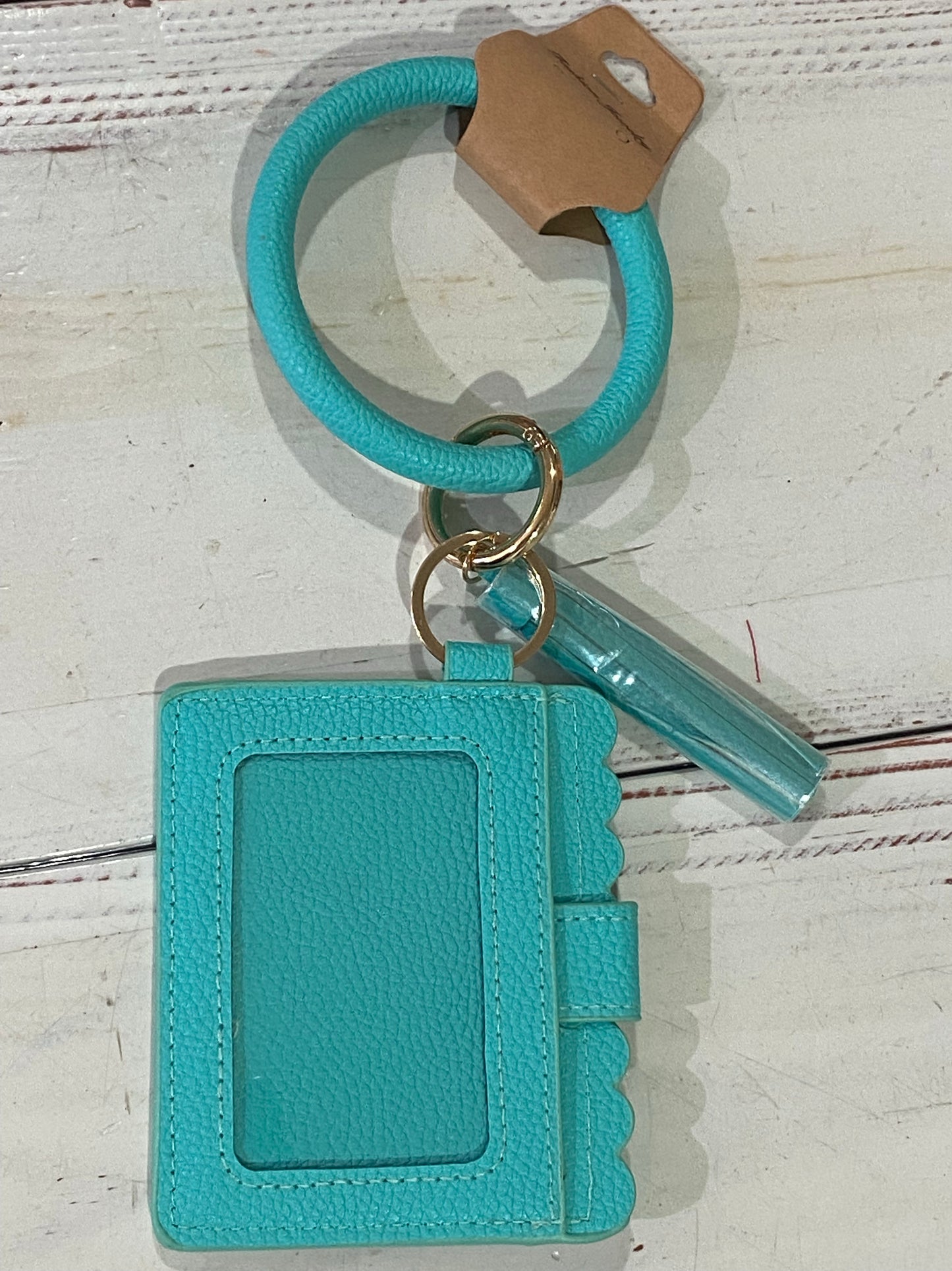 Mini fancy card holder/keychain